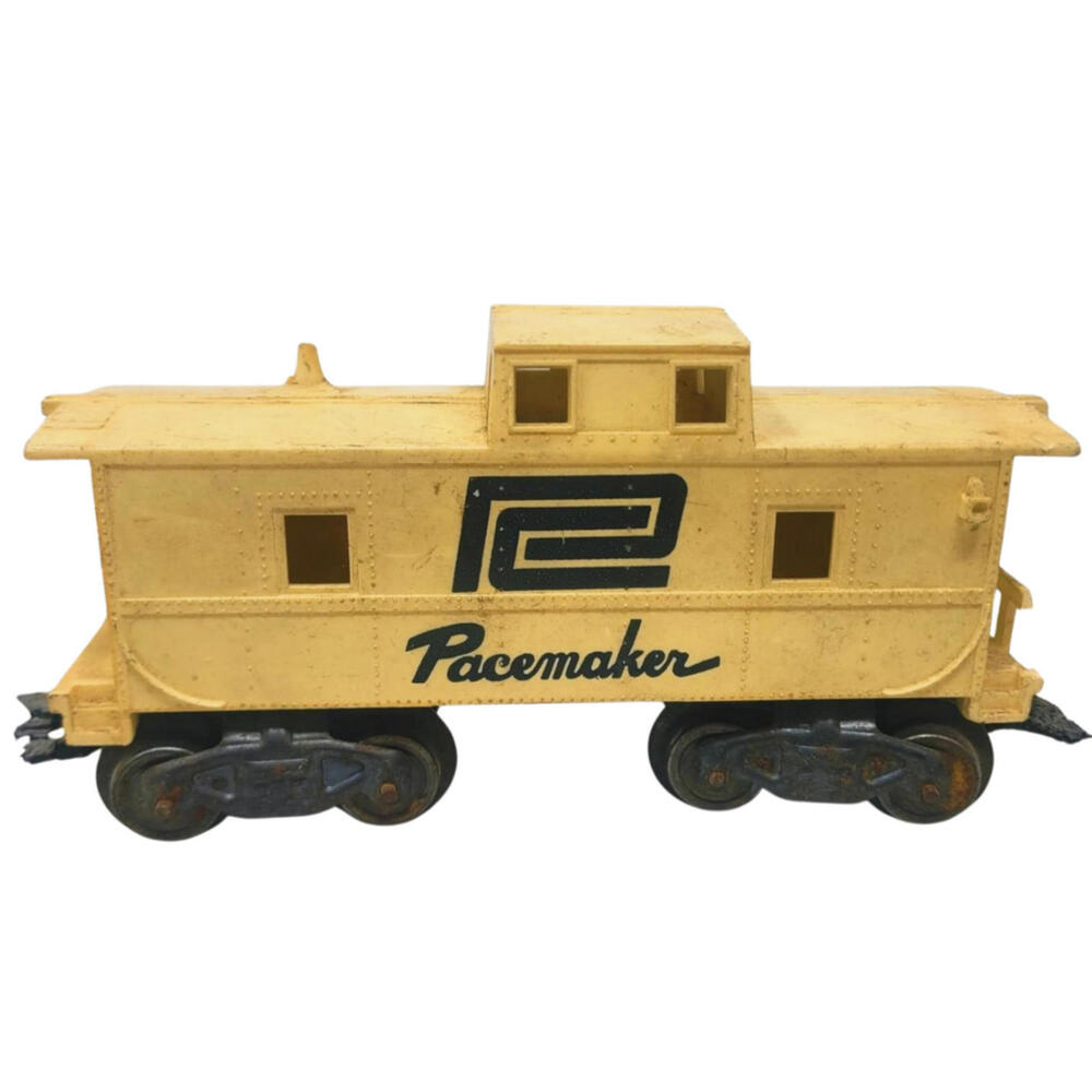 O Scale - Marx White Pacemaker NYC Caboose vintage